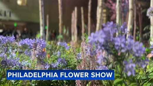 Thousands attend first day of Philadelphia Flower Show