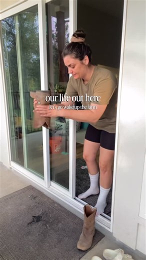 Erika | Simple Farm Living on Instagram: "One of the best moments on the farm this year… tapping my boots like every morning and then this little guy decided to join the party! It still makes me laugh 😆🐸 ♥ Welcome to our life out here! Hi, I’m Erika. My husband and I left the city to build our family farm from the ground up. We raise dairy goats, keep laying hens, and process meat chickens while embracing a slower, faith-filled, family-first lifestyle. From caring for animals to cooking and ba