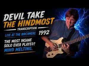 Allan Holdsworth - Devil Take The Hindmost (Live at The Birchmere,1992) Full Transcription