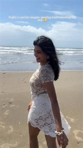 Aparna on Instagram: "This is the kind of view you pause your life for 🤍 . . . . . . . . . . #goadiaries #explorepage #explore #ootd #fyp #trendingreels #trending #viralreels #goa #morjim #instgramreels #beachasthetic"