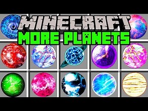 Minecraft MORE PLANETS MOD! | TRAVEL TO 100 NEW PLANETS! | Modded Mini-Game