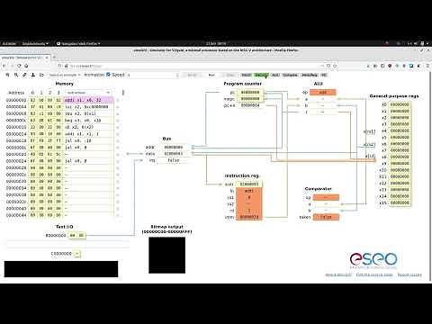emulsiV: A visual simulator for teaching computer architecture using the RISC-V instruction set