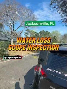 Jacksonville water loss. Estimate accuracy matters. 📞 (954) 701-6647