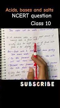 Class 10 ch-2 science(acids,bases and salts) #cbseboard #exam #acidsbasesandsalts #class10 #ncert