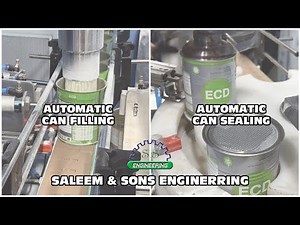 High Precision Automatic Powder Filling & Can Seaming Machine