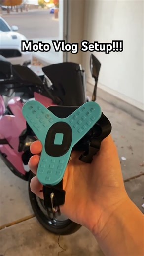 moto vlog setup for those who have been asking ! #motovlogger #vlogsetup #vlog #camera #fyp #biker