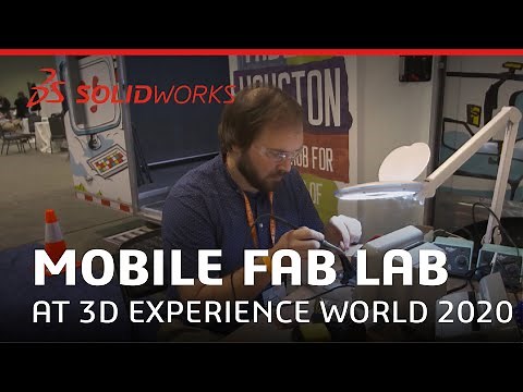Mobile Fab Lab at 3DEXPERIENCE World 2020