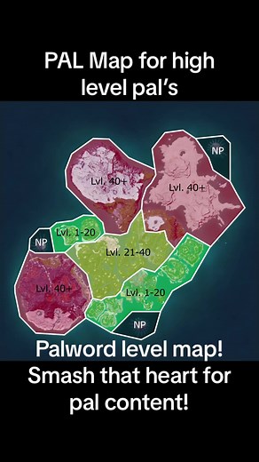 Palworld Map - Unlock High Level Palworlds
