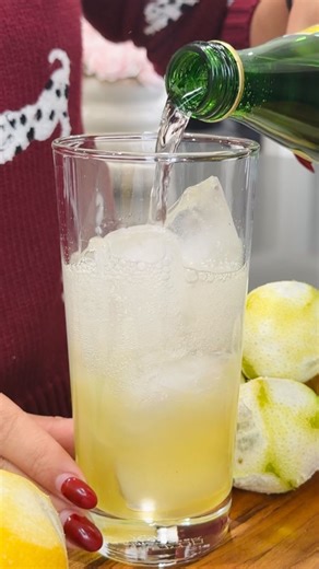 Minoo Mahdavian 🍋 on Instagram: "When my future kids are craving a sprite… Instead of cracking open a can of sugar and chemicals, I will be making my own Sprite syrup with just a 3 ingredients at home!! Follow @minoomakesstuff and grab the full recipe here 👇🏻 1. Fully zest 3 lemons and 4-5 limes in a bowl. 2. Add in 2 cups of sugar, and mix those together with your hands until it resembles wet sand. 3. Pour 2 cups of boiling water on top of your sugar and zest mixture, and let that sit for 15