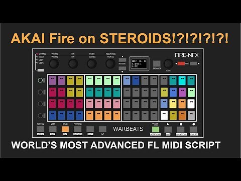 Making a track with the Akai Fire-NFX-v2.