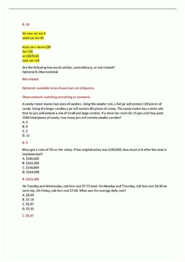 Latest Wonderlic test Questions and Answers 1775 video