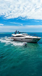 Charter Highlight 🌎 Step aboard the magnificent M, a 105' Monte Carlo Yachts that promises an unparalleled voyage of indulgence & relaxation 🔆 ✨ Explore all M has to offer: https://hubs.ly/Q02FhsYd0 | Denison Yachting