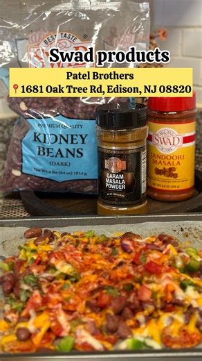 Swati Ghadwaje kardel fashion 👗 lifestyle 👠 travel✈️ experience🏣 on Instagram: "🧡 Thanksgiving twist you didn’t know you needed! Crispy sweet potato nachos with Swad kidney beans & Tandoori Masala — colorful, cozy, and oh-so-easy 🌿🍛. @swadfoodproducts @patelbrothers 📍1681 Oak Tree Rd, Edison, NJ 08820 #SwadFlavors #ThanksgivingEats #EasyRecipes #ComfortFood #njvlogger #post #instagram #gifted #swadproducts"