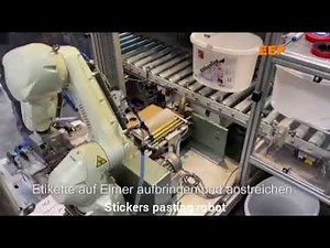 Label Sticker Pasting Robot\n\nFor any industries need to past