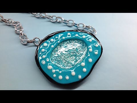 Polymer clay/Fimo and embossing powder