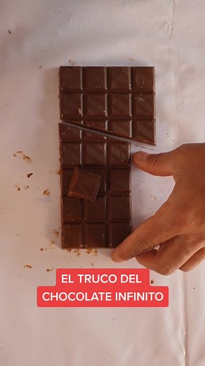 El truco del chocolate infinito