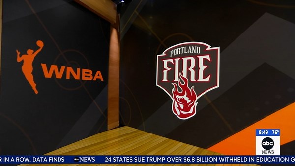Portland Fire reveals team name, logo exclusively on 'GMA' ahead of WNBA return