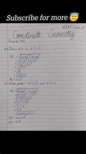 Coordinate Geometry class 10th #ncert #ncertsolutions #class10th