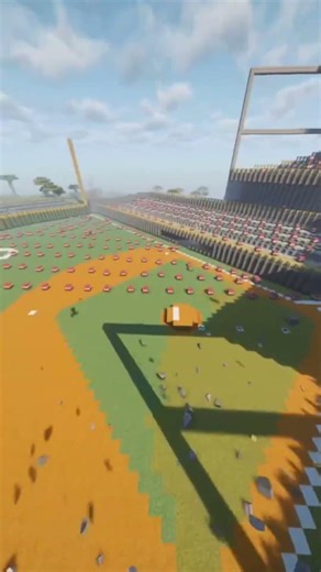 Realistic Baseball Stadium vs 500 TNT 🔥