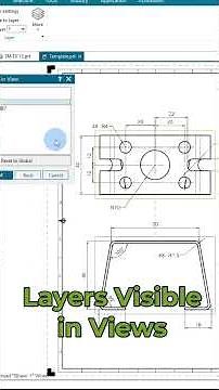 Siemens NX- Layers visible in views
