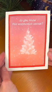 level up your watercolor skills with this simple trick! did you know a tissue could create such beautiful effects? i hope you will give this technique a try: maybe for a holiday card or for a glowing winter illustration! #dalerrowneywatercolor colors used: cadmium red alizarin crimson holbein gouache color used: titanium white Check out my profile for an Amazon link to products used in this video! (Affiliate disclosure: I earn a 10% commission on all products purchased through this link.) | Rach