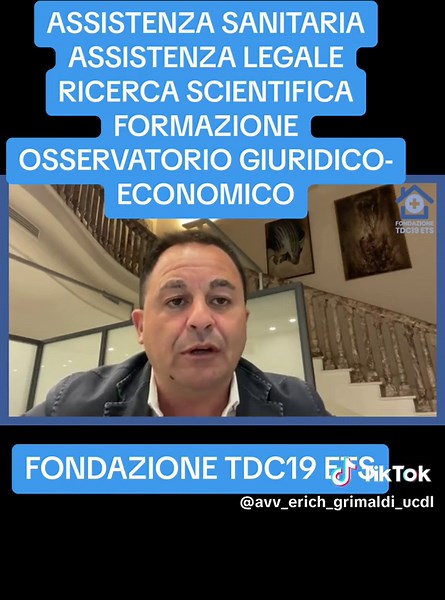 🔵 Iscriviti ora alla Fondazione TDC19 ETS, evoluzione del Comitato Cura Domiciliare Covid19 👇🏻👇🏻👇🏻 https://www.tdc19webapp.org/iscrizione Potrai ricevere un contatto con i Medici, che hanno aderito alla Fondazione, al fine di ottenere supporto per: Assitenza Covid o Malattie Virali, Long Covid, Reazioni Avverse, Prevenzione Malattie Gravi ed Assistenza Legale. Sostieni, inoltre, con la tua Iscrizione, i Progetti della Fondazione TDC19 ETS: Ricerca Scientifica, Osservatorio Giuridico-Econo