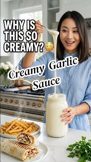 Garlic Sauce Recipe For Fries & Shawarma #recipe