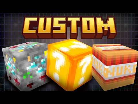 How To Make Completely CUSTOM BLOCKS For Minecraft