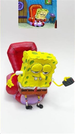 I made a Sponge bob with 3D pen.「IGHT IMMA HEAD OUT」#spongebob #3d #memes #meme #squarepants