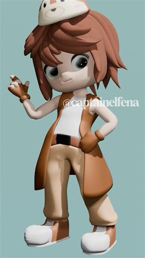 Day 8 of Modelling Disney Outfits in Blender - Chip