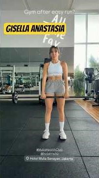 Gisel Workout Di Hotel #Shorts
