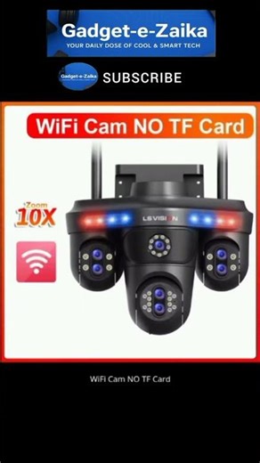 LS VISION 35MP 7 Lens 4 Screen PTZ Camera | 10X Zoom Ultra HD Night Vision WiFi CCTV 2025”