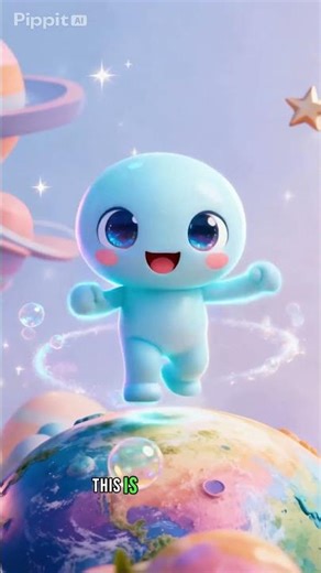 “Meet the Happy Alien from Color Planet 👾✨”