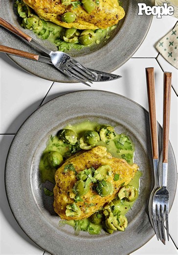 Alison Roman’s Roasted Chicken with Crushed Olives Makes a Pan Sauce 'Good Enough to Drink'
