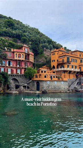 Tucked away from the crowds, Baia Cannone is one of Portofino’s best hidden gem swimming spots- a peaceful cove with crystal-clear waters and postcard-perfect views. 🇮🇹🌊 If you're looking for secret beaches in Italy or quiet places to swim on the Italian Riviera, this one’s a must. Save this spot for your next Portofino travel adventure and follow us for more off-the-beaten-path travel tips! | EF Go Ahead Tours