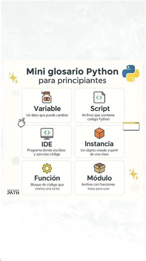 🧠🐍 Mini glosario Python para principiantes