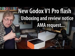 Godox V1 Pro flash arrives to test - unboxing and AMA request. A flash for my Fuji GFX100S?