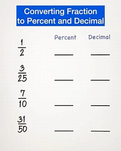 1.3M views · 8.6K reactions | Easy Hacks to Convert Fractions to Percentages & Decimals FAST! | Prof D | Facebook