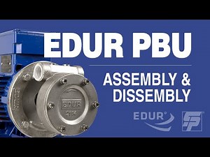EDUR PBU DAF Pump Assembly and Disassembly Instructional Video