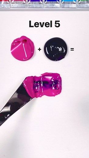 1.8M views · 16K reactions | Guess the mixed colors (increasing difficulty) #paintmixing #colormixing #asmrart #satisfyingart #artvideos #paletteknife #colortheory #painttapping #painting #acrylicpaint | Joshua Javaherian | Facebook