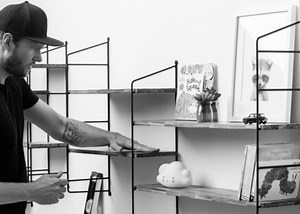 SMILE modular shelf made from recycled chopsticks hits Kickstarter