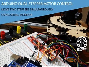 Control 2 Stepper Motor using an Arduino, Easy Driver and Serial Monitor - Tutorial