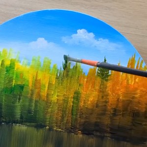 22K views · 348 reactions | Acrylic / Lake Painting | Painting | Facebook