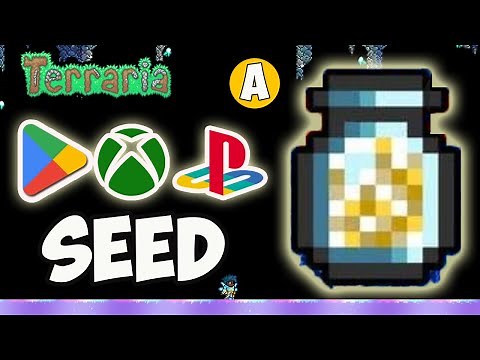 Terraria how to get SANDSTORM IN A BOTTLE fast (SEED 1.4.4.9.5) [Android, XBOX One, PS 4, Switch]