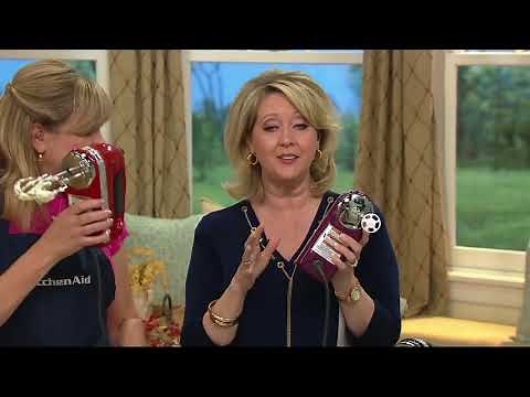 KitchenAid 9-speed Digital Hand Mixer with Whisk & Blender Rod on QVC