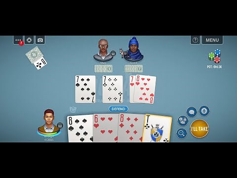Durak Online by Pokerist (by KamaGames) - free classical card game for Android and iOS - gameplay.