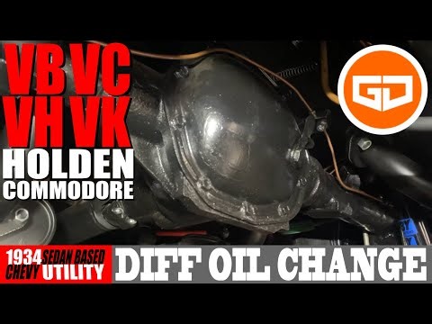 1934 Chevy Hot Rod Utility Holden Commodore Diff Oil Change VB VC VH VK VL Ep 125