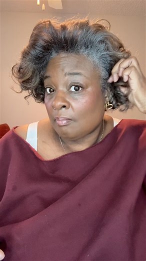 Quick Natural Hair Flexi rod Styling | Over 50 Gray Hair