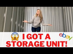 How I run my full time eBay business | eBay storage unit tour