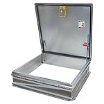 48" x 48" Personnel II Roof Hatch, Ladder Access, Aluminum | Nystrom